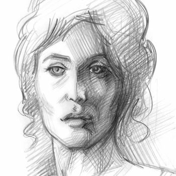 Disegno intitolato "gillian.jpg" da Anna Shipstone, Opera d'arte originale, Altro