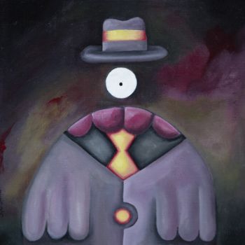 Painting titled "Ego" by Antony Squizzato, Original Artwork