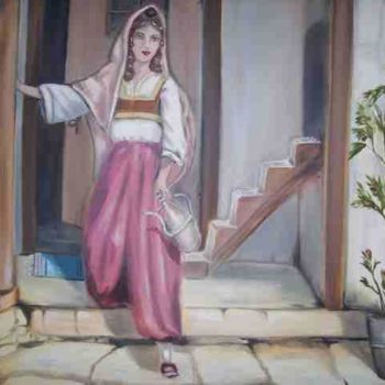 Painting titled "oil on canvas handw…" by Maja Ibrisimovic, Original Artwork
