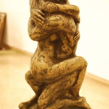 Sculpture titled "Embrace" by Brushman, Original Artwork, Glass