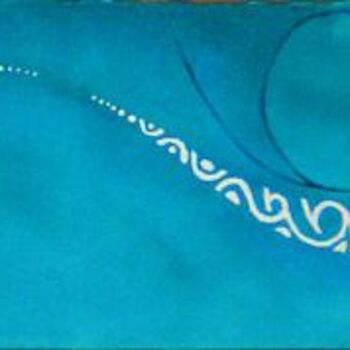 Peinture intitulée "vague polynesienne" par Ssdm, Œuvre d'art originale, Huile