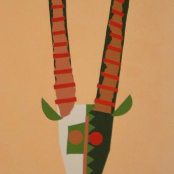 Pittura intitolato "gazelle" da Ssdm, Opera d'arte originale
