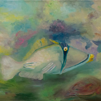 Painting titled "Rinny" by Svetlana Solovyeva, Original Artwork, Oil