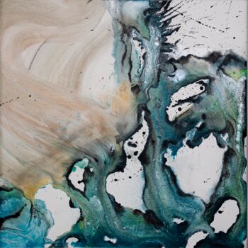 Painting titled "The Way of Water" by Sstagioni  Art, Original Artwork, Acrylic