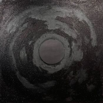 绘画 标题为“Black Hole” 由Sstagioni  Art, 原创艺术品, 树脂