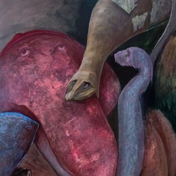 Pintura titulada "Tendresse" por Staffan Helleberg, Obra de arte original, Acrílico