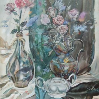 绘画 标题为“Розы” 由Yuriy Belokony, 原创艺术品, 油