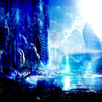 Digital Arts titled "The ice age" by Staffprod, Original Artwork, Digital Painting