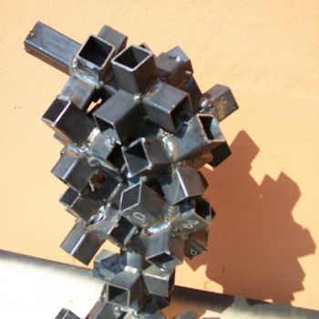 Sculpture titled "Tocca a Penteo" by Ram, Original Artwork, Metals