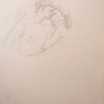 Bouguereau Studie - kissing an angel