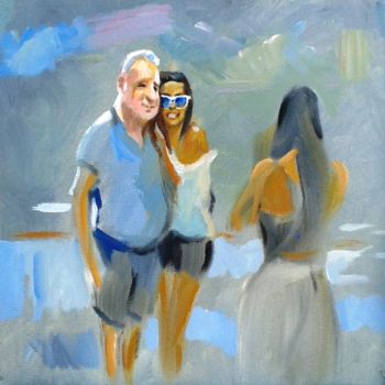 Peinture intitulée "Picture of Newlyweds" par Stan Bigda, Œuvre d'art originale, Huile