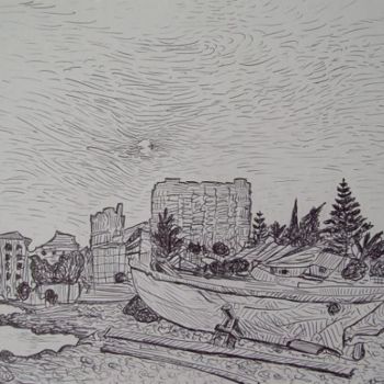 Drawing titled "Gran Canaria 4" by Stan Bigda, Original Artwork, Other