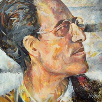 Painting titled "Mahler" by Stan Bigda, Original Artwork, Acrylic