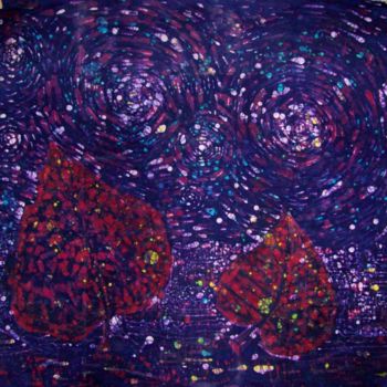 Pittura intitolato "Starry starry night" da Stan Bigda, Opera d'arte originale, Altro