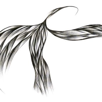 「my-eagle-moves-like…」というタイトルの描画 Stan.Phiによって, オリジナルのアートワーク, ボールペン
