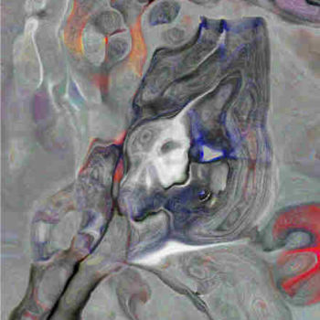 「cheval fou」というタイトルのデジタルアーツ Robert Meederによって, オリジナルのアートワーク, デジタル絵画