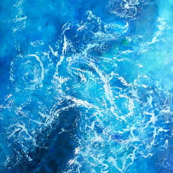 Pittura intitolato "OCEAN 112" da Natalia Stanova, Opera d'arte originale, Olio Montato su Telaio per barella in legno