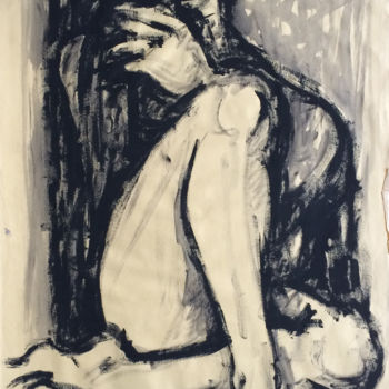 Drawing titled "Hiding" by Stanislao, Original Artwork, Other