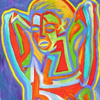 Painting titled "ID 142_B Arbeiten a…" by Stanislaus Szypura (Stacho), Original Artwork