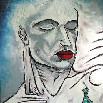 Painting titled "ID 302 Human being…" by Stanislaus Szypura (Stacho), Original Artwork