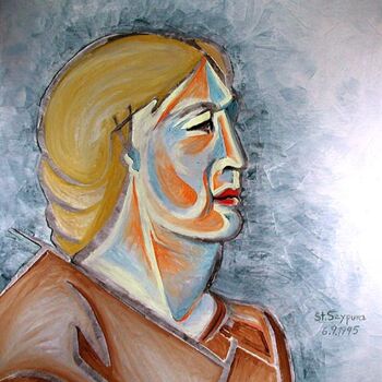 Painting titled "ID 658 Human being…" by Stanislaus Szypura (Stacho), Original Artwork