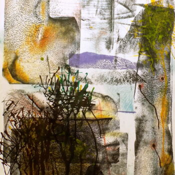 제목이 "Abstrac landscape-V…"인 미술작품 Stanislav Bojankov로, 원작, 숯