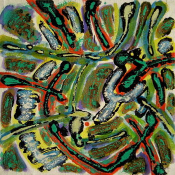 Malerei mit dem Titel "Heart-XXI" von Stanislav Bojankov, Original-Kunstwerk, Acryl