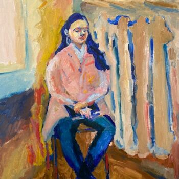 Картина под названием "Лера" - Станислав Поликарпов, Подлинное произведение искусства, Масло