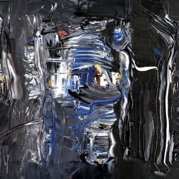 Картина под названием "Something" - Stanislav Yushkov, Подлинное произведение искусства, Масло Установлен на Деревянная рама…