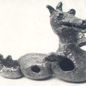Sculpture titled "Dragon" by Stanislaw Lyszczarz, Original Artwork