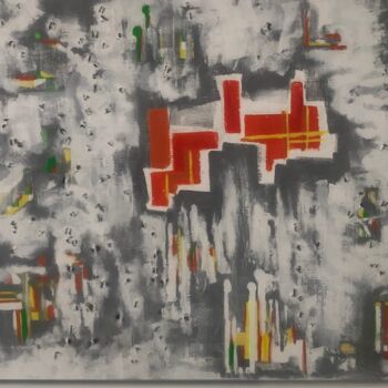Painting titled "URBAIN" by Stansho, Original Artwork, Acrylic