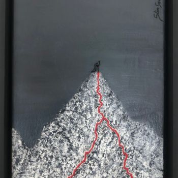 Malerei mit dem Titel "little vertige feti…" von Stansho, Original-Kunstwerk, Acryl