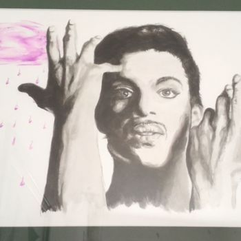 Peinture intitulée "Prince" par Joel Massau, Œuvre d'art originale, Gouache