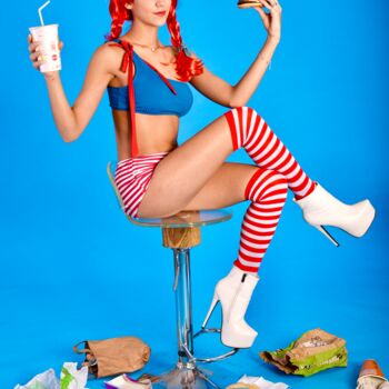 Photographie intitulée "Junk Food" par Starmonkeyz, Œuvre d'art originale, Photographie non manipulée