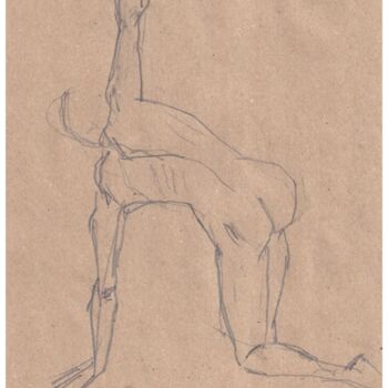 Drawing titled "nude sketches" by Startistgallery, Original Artwork, Pencil