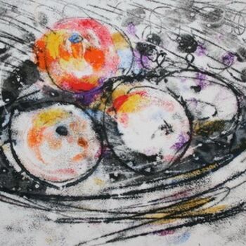 Рисунок под названием "фрукты" - Toba, Подлинное произведение искусства