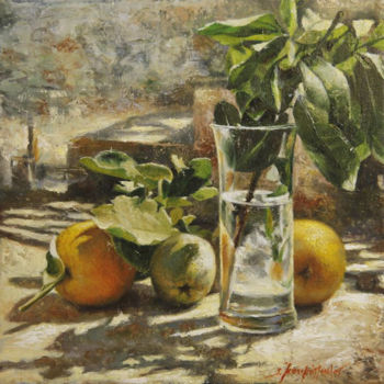 Pintura titulada "Morning" por Stathis Koukopoulos, Obra de arte original, Oleo
