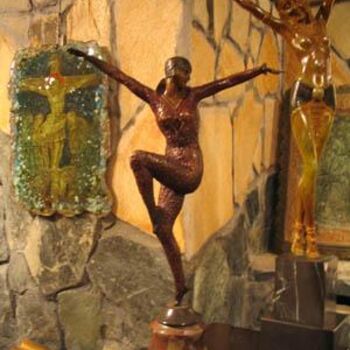 Sculpture titled "Aisidora Dunkan" by Stavri Kalinov, Original Artwork