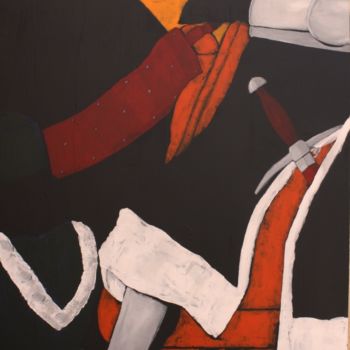 Pittura intitolato "capitano di giustiz…" da Stecchi Massimo, Opera d'arte originale