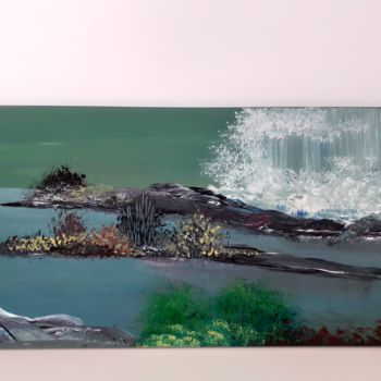 Peinture intitulée "Cascade" par Ditellia Steeland, Œuvre d'art originale, Acrylique