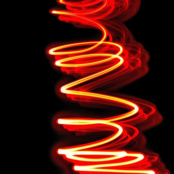 Φωτογραφία με τίτλο "Lights Twister" από Steevens Hill, Αυθεντικά έργα τέχνης, Light Painting