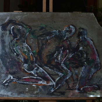 Pittura intitolato "Rhythm" da Petar Ivanov, Opera d'arte originale, Olio
