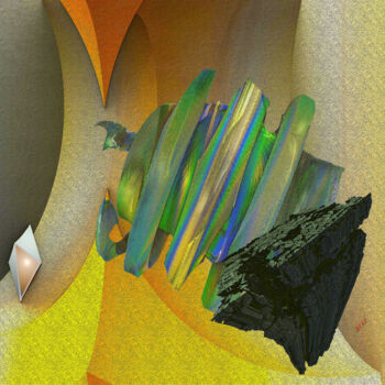 Arts numériques intitulée "Remnants" par Stefan Dyk, Œuvre d'art originale, Peinture numérique
