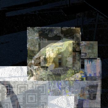 Digitale Kunst mit dem Titel "Blocks" von Stefan Fransson, Original-Kunstwerk, 2D digitale Arbeit