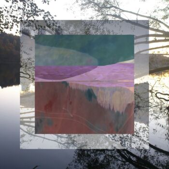 Digitale Kunst getiteld "Lakes" door Stefan Fransson, Origineel Kunstwerk, 2D Digital Work