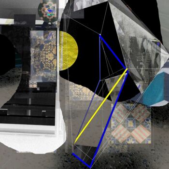 Arte digitale intitolato "Lisbon Patterns" da Stefan Fransson, Opera d'arte originale, Lavoro digitale 2D