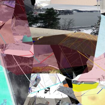 제목이 "Untitled 2021-02-08"인 디지털 아트 Stefan Fransson로, 원작, 2D 디지털 작업