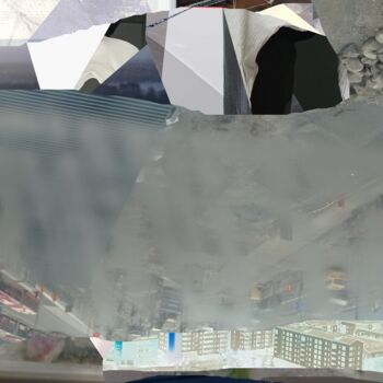 Digitale Kunst mit dem Titel "City" von Stefan Fransson, Original-Kunstwerk, 2D digitale Arbeit