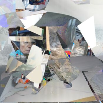 Digitale Kunst mit dem Titel "Rink" von Stefan Fransson, Original-Kunstwerk, 2D digitale Arbeit