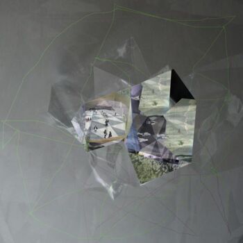 Digitale Kunst getiteld "City Drops" door Stefan Fransson, Origineel Kunstwerk, Collages
